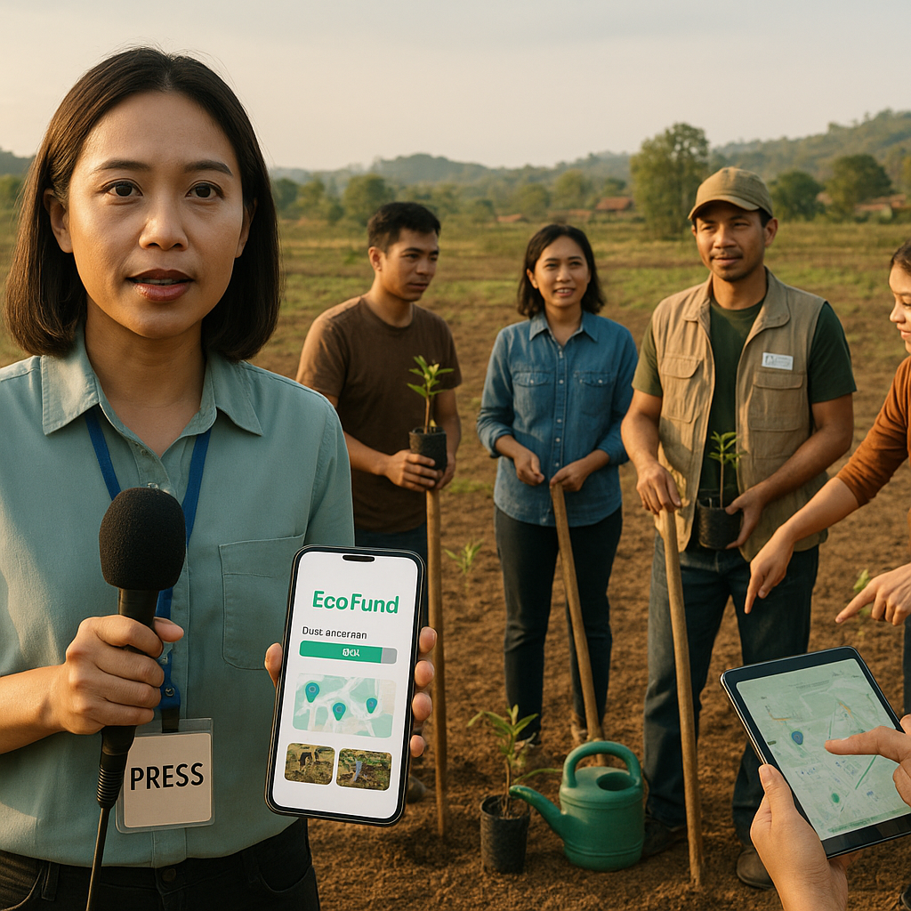 Aplikasi Crowdfunding 'EcoFund' Khusus untuk Restorasi Lahan Kritis oleh Komunitas