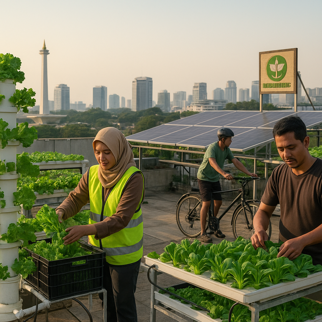 Urban Farming Vertikal Solusi Ketahanan Pangan di Jakarta