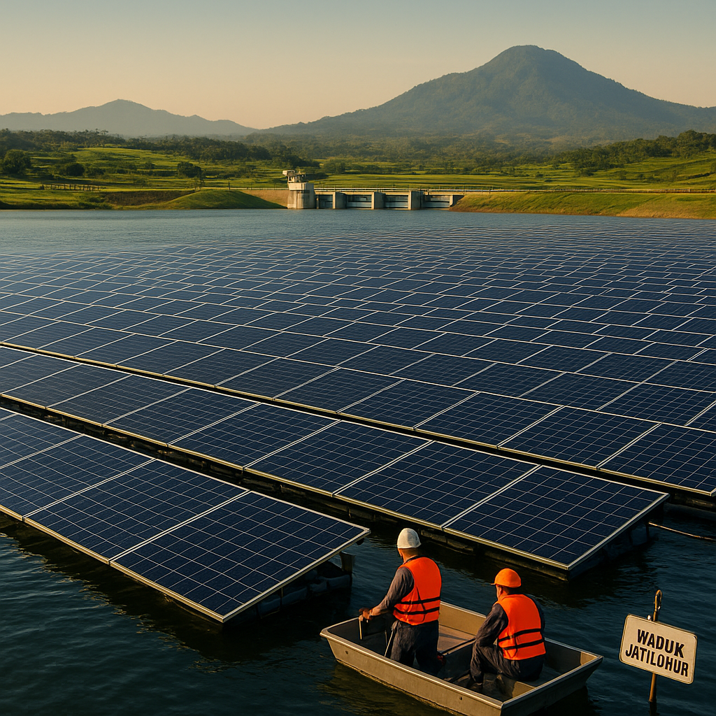 Panel Surya Terapung di Waduk Jatiluhur sebagai Energi Ramah Lingkungan