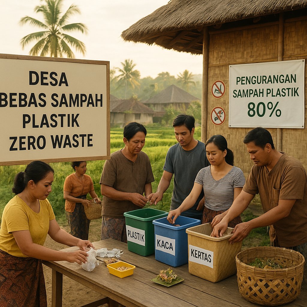 Desa Bebas Sampah Plastik di Bali: Inisiatif Komunitas 'Zero Waste'
