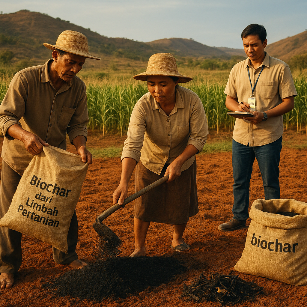 Biochar dari Limbah Pertanian Berhasil Pulihkan Lahan Kritis di Nusa Tenggara Timur