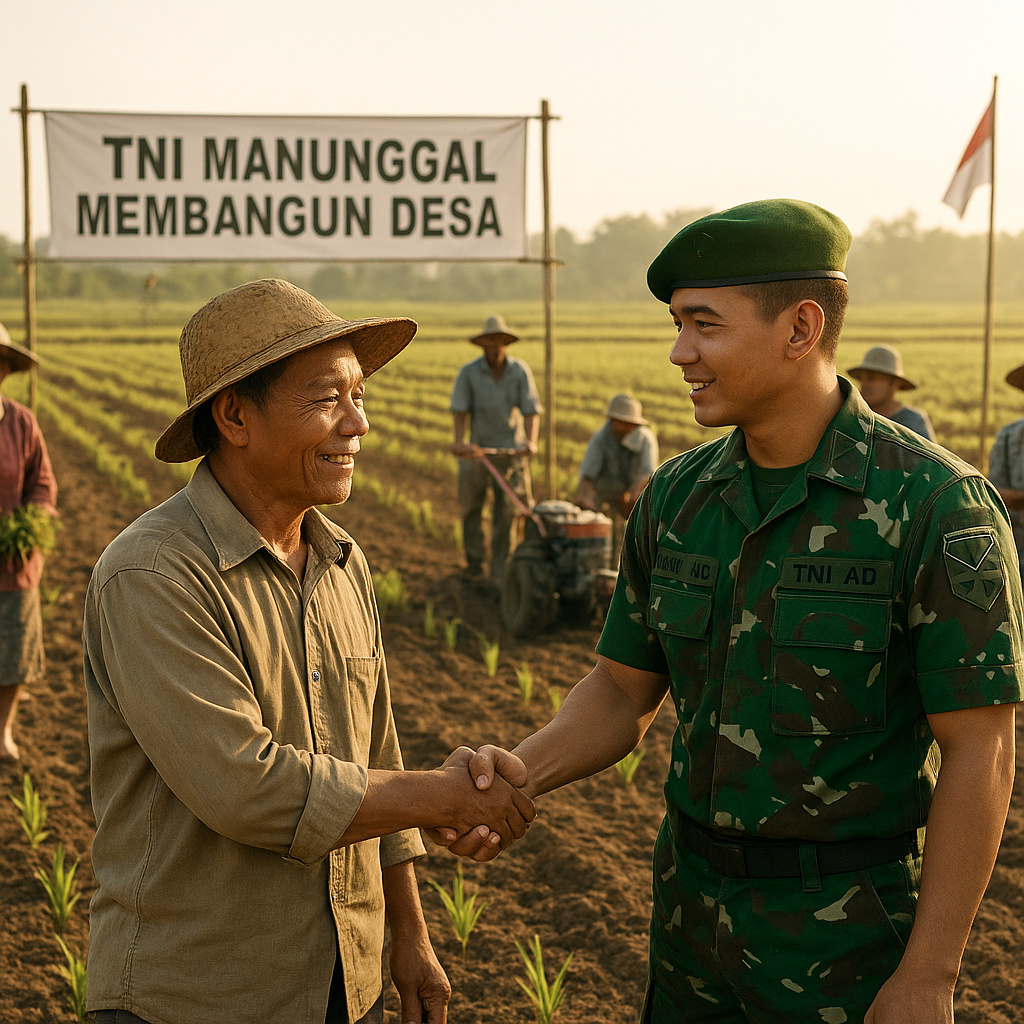 TNI AD Kolaborasi dengan Petani Kembangkan Lahan Tidur untuk Ketahanan Pangan Nasional