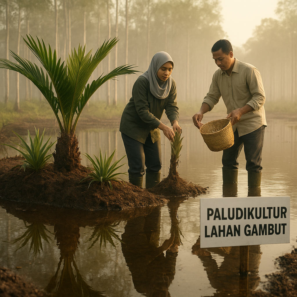 Paludikultur Lahan Gambut: Pertanian Ramah Iklim dan Ekonomi