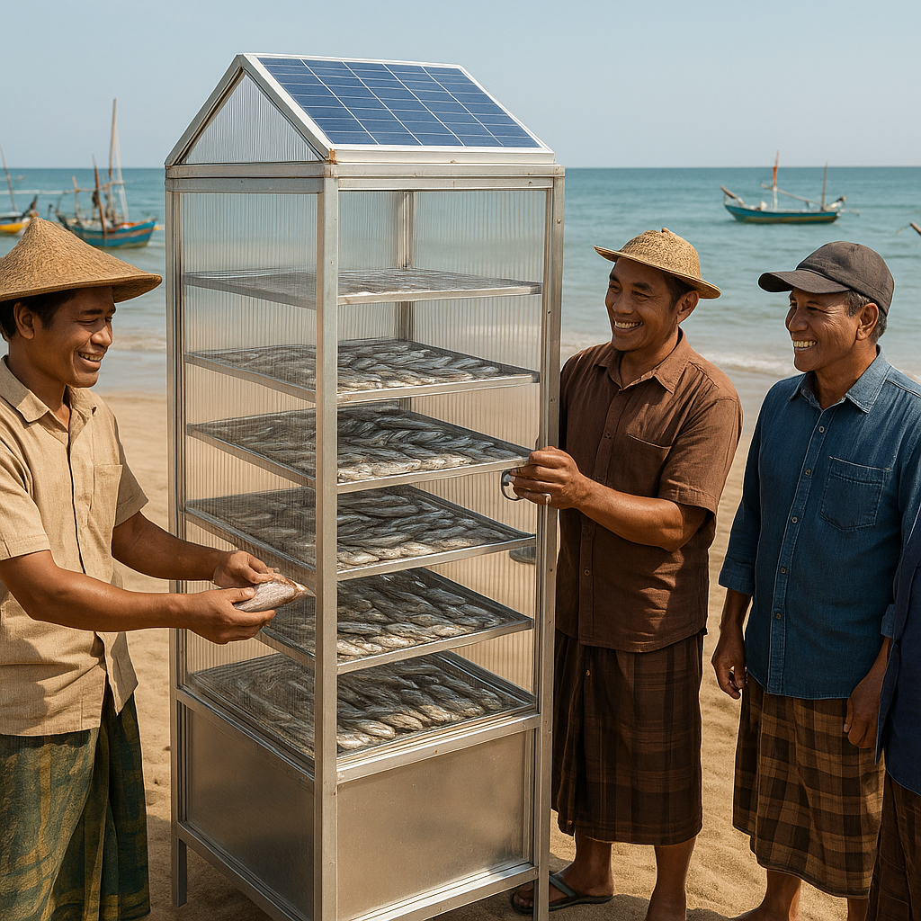 Inovasi Solar Dryer Bantu Nelayan Pesisir Utara Jawa Awetkan Hasil Tangkapan