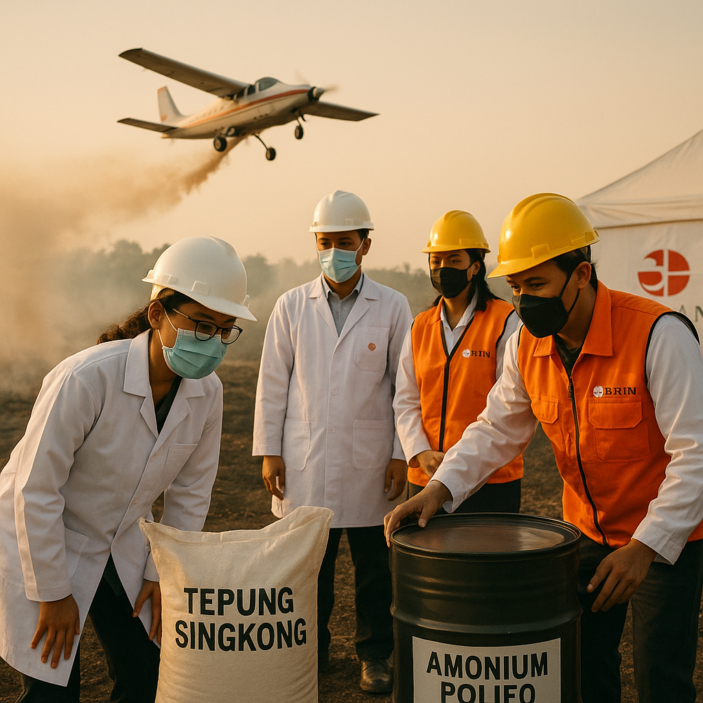 Ubi Bombing BRIN: Inovasi Pemadam Karhutla Berbahan Dasar Lokal