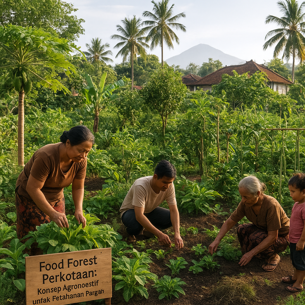 Konsep 'Food Forest' di Perkotaan Bali Berhasil Tingkatkan Biodiversitas dan Ketahanan Pangan Warga