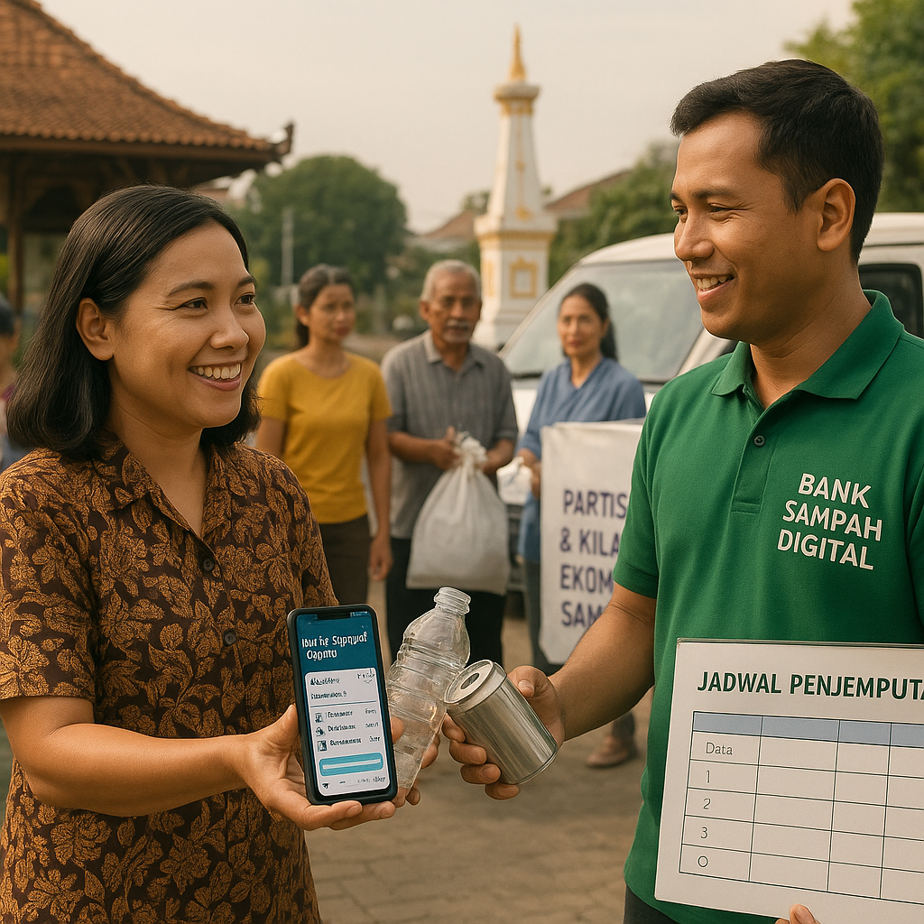 Bank Sampah Digital di Yogyakarta Tingkatkan Partisipasi dan Nilai Ekonomi Sampah