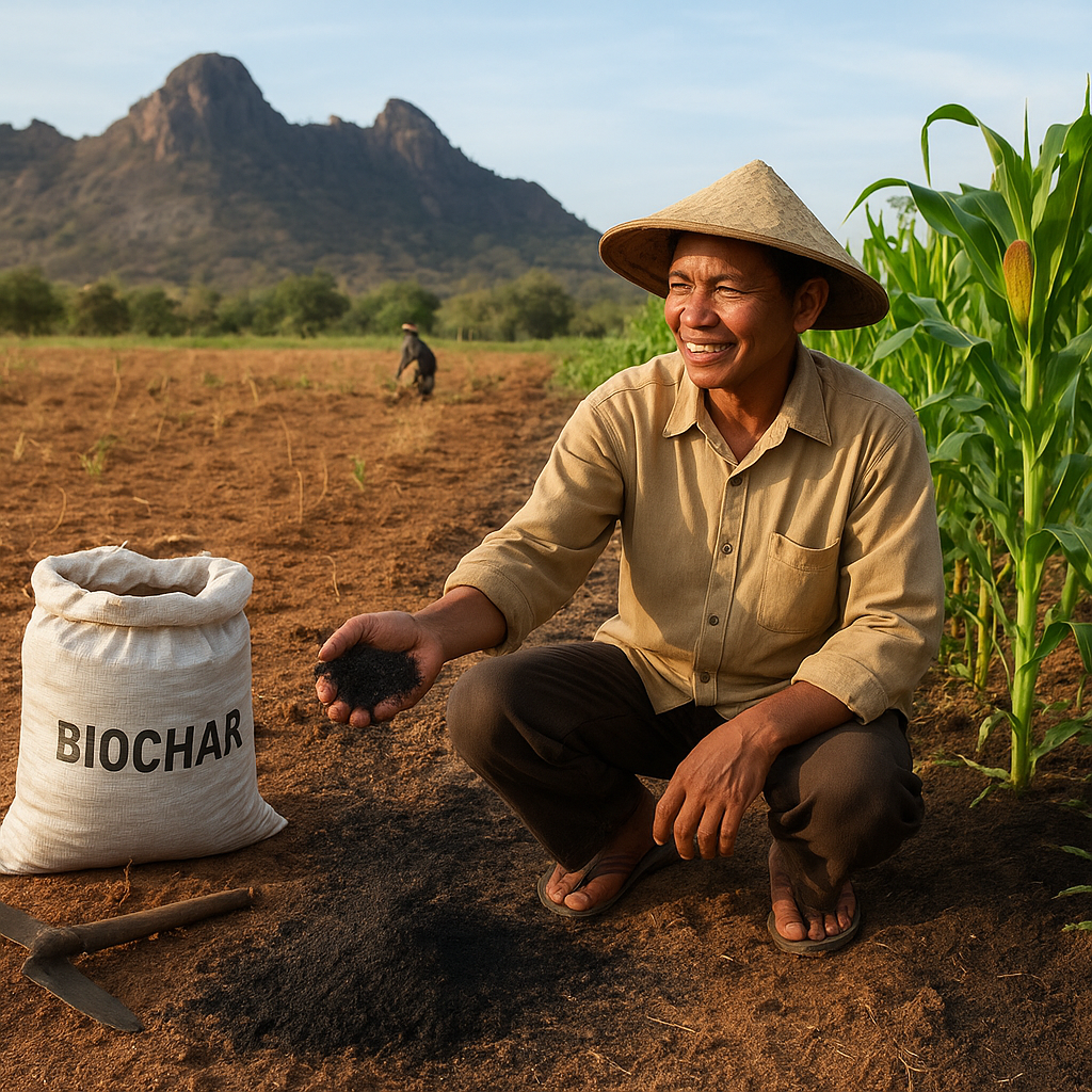 Biochar dari Limbah Pertanian Memulihkan Lahan Kritis di Nusa Tenggara Timur