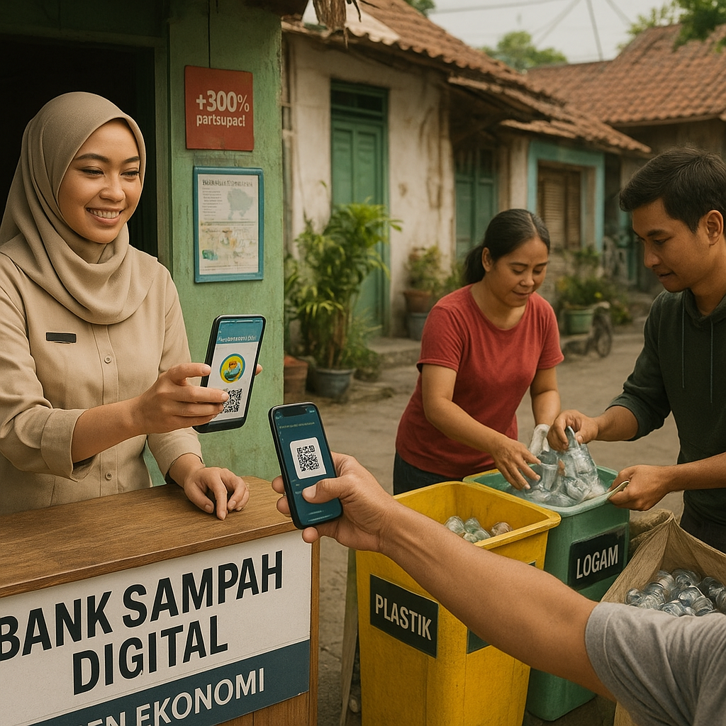 Program Bank Sampah Digital dengan Token Ekonomi untuk Tingkatkan Partisipasi Daur Ulang