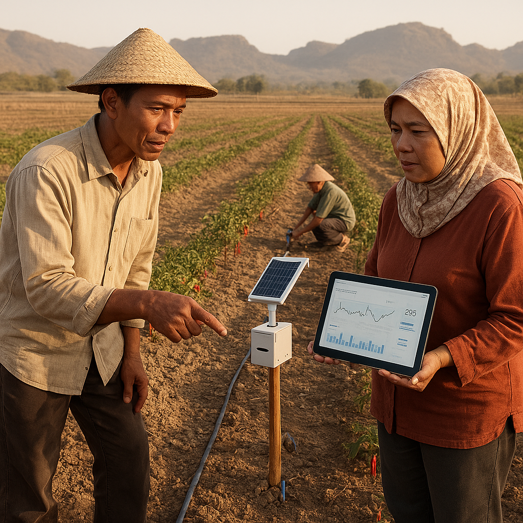 Implementasi Teknologi IoT untuk Optimasi Irigasi dan Pemantauan Tanaman di Lahan Pertanian Kering