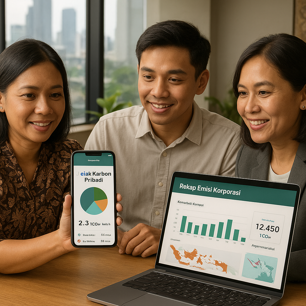 Startup Indonesia Rilis Aplikasi Pantau Jejak Karbon Pribadi dan Korporasi