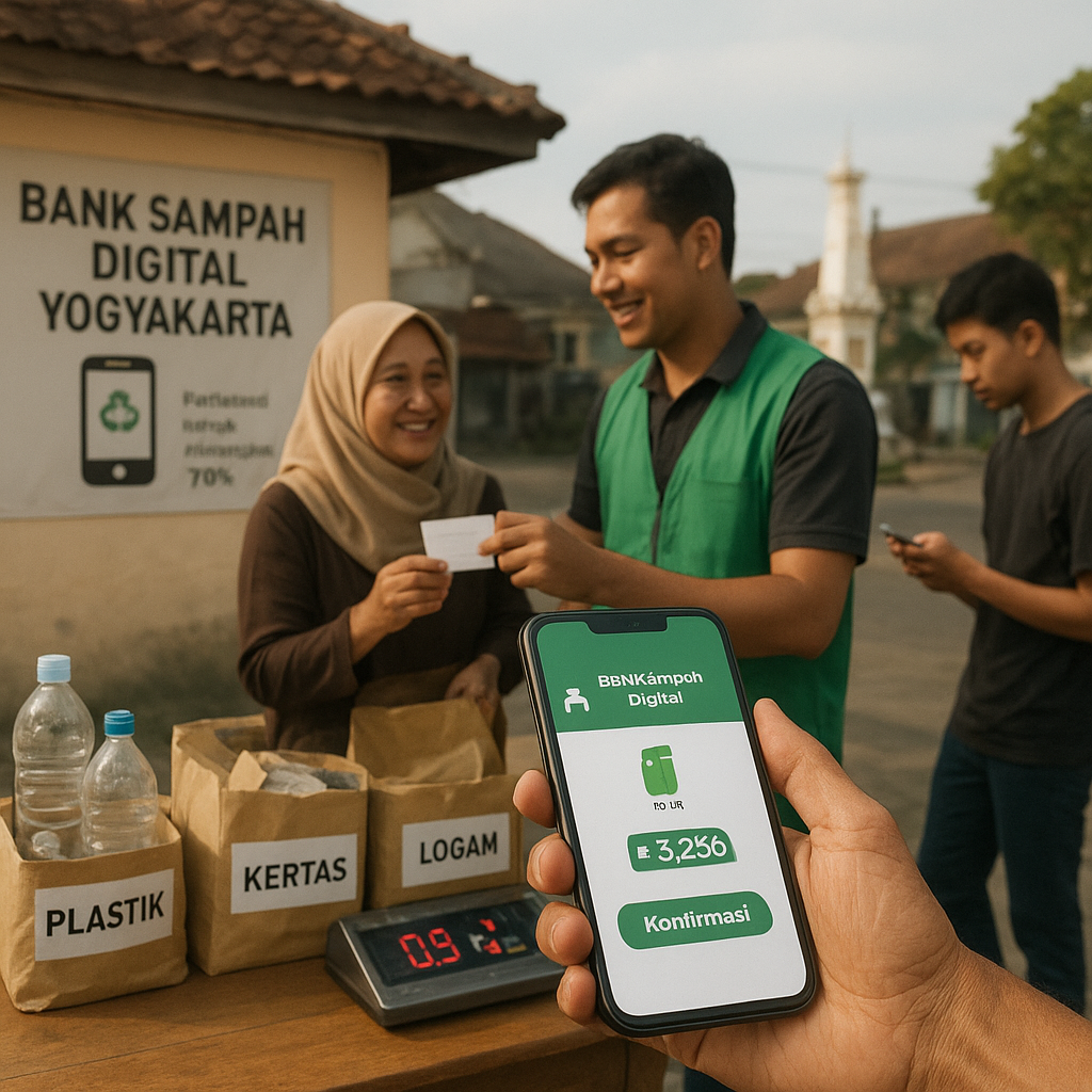 Inisiatif 'Bank Sampah Digital' Tingkatkan Nilai Ekonomi Limbah di Yogyakarta