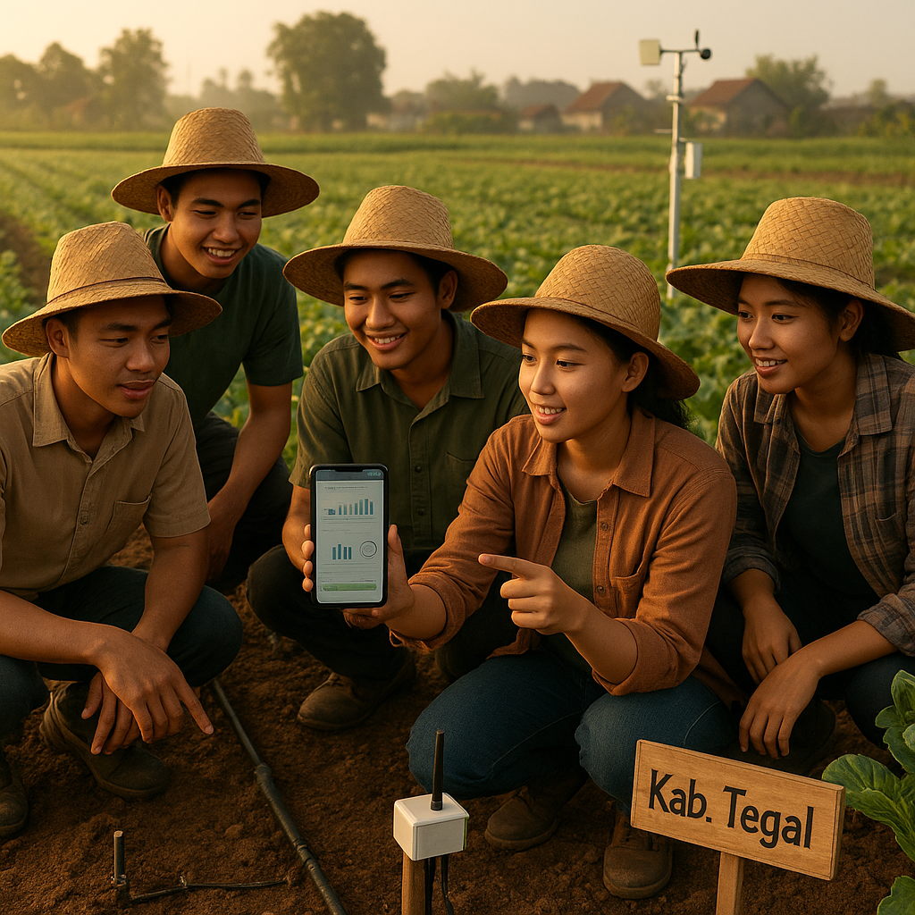 Teknologi IoT untuk Optimasi Irigasi Hemat Air di Lahan Pertanian Tegal