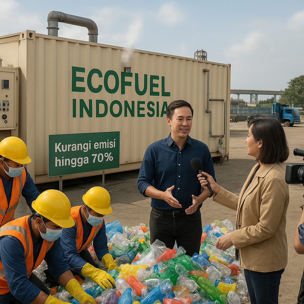 Startup Surabaya Ubah Sampah Plastik menjadi Bahan Bakar Alternatif Ramah Lingkungan