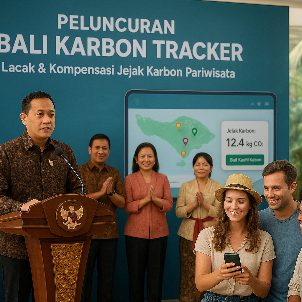 Pemerintah Provinsi Bali Luncurkan Platform Digital untuk Lacak Jejak Karbon Pariwisata