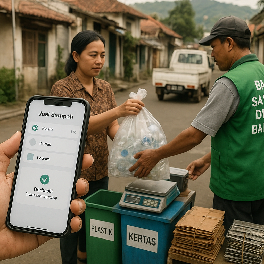 Bank Sampah Digital di Bandung Berhasil Kurangi Sampah ke TPA Hingga 30 Ton per Hari