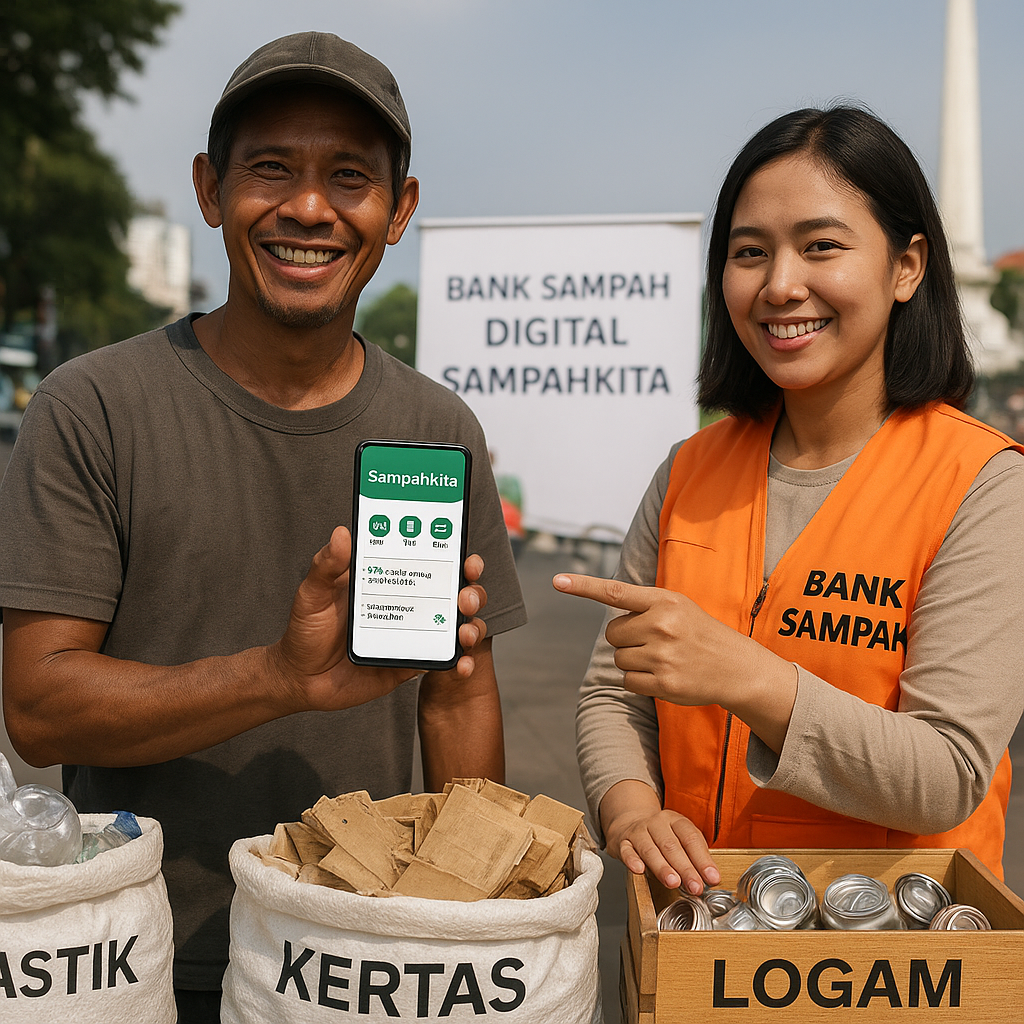 Bank Sampah Digital Dorong Ekonomi Sirkular di Surabaya