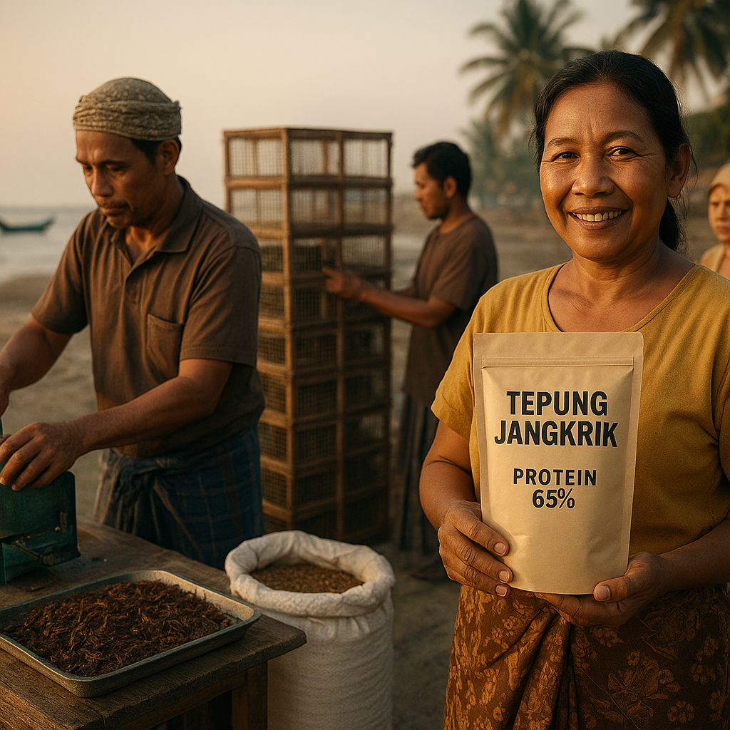Tepung Jangkrik Sebagai Alternatif Protein untuk Masyarakat Pesisir