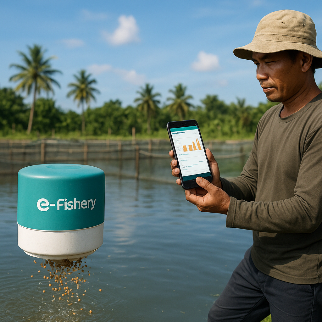 Platform Digital 'e-Fishery' Kembangkan Smart Feeding untuk Budidaya Ikan