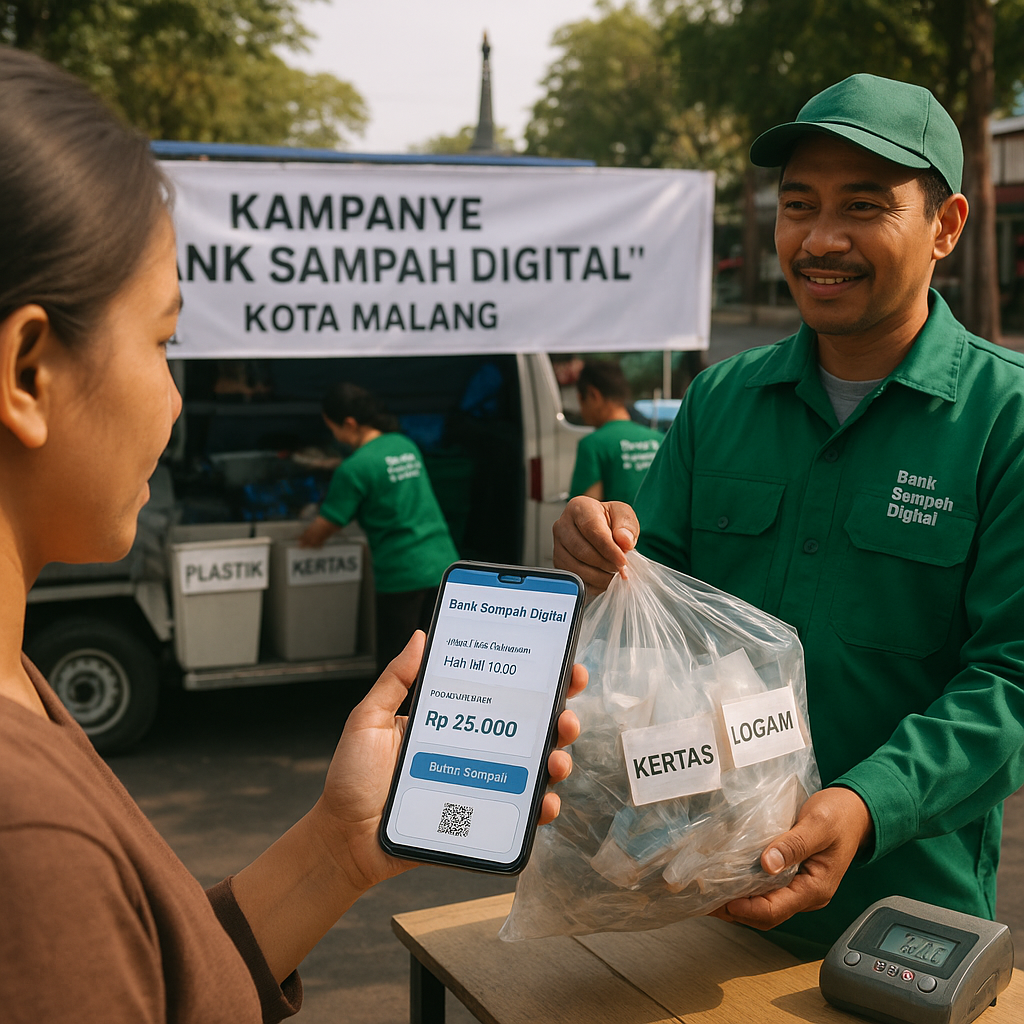 Kampanye 'Bank Sampah Digital' Tingkatkan Nilai Ekonomi Limbah
