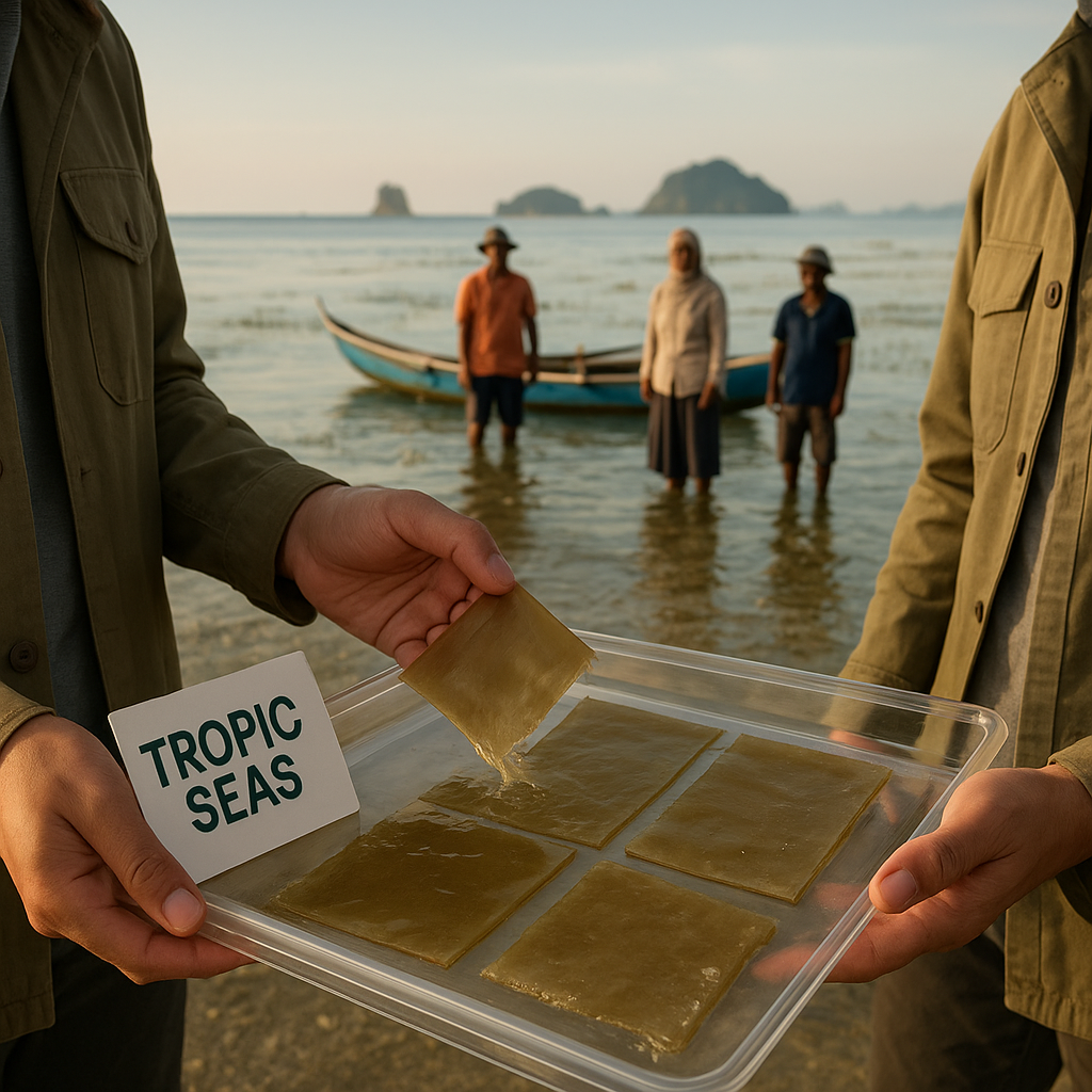 Bioplastik dari Rumput Laut Tropic Seas: Alternatif Ramah Lingkungan yang Terurai di Laut
