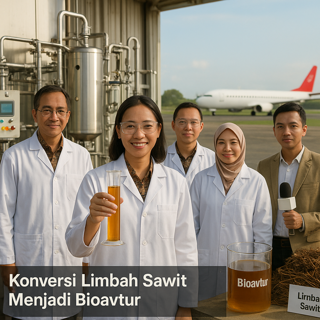 Konversi Limbah Sawit Menjadi Bioavtur: Inovasi Energi Terbarukan untuk Transportasi Udara