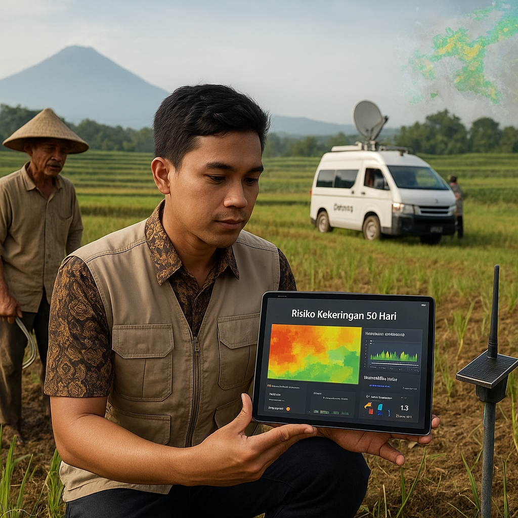 Sistem Peringatan Dini Kekeringan Pertanian Berbasis AI di Jawa Tengah