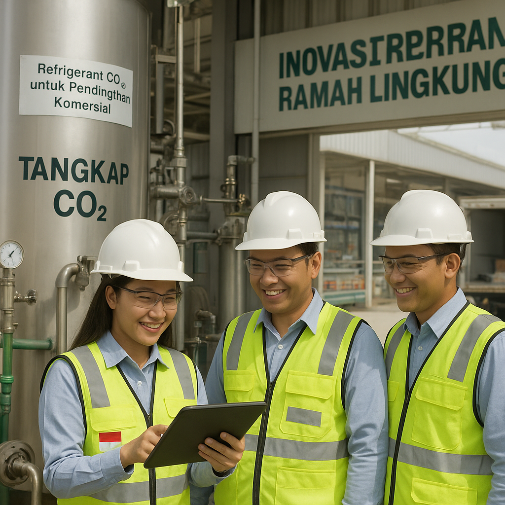 Refrigerant Ramah Lingkungan dari CO2 Hasil Tangkap untuk Pendinginan Komersial