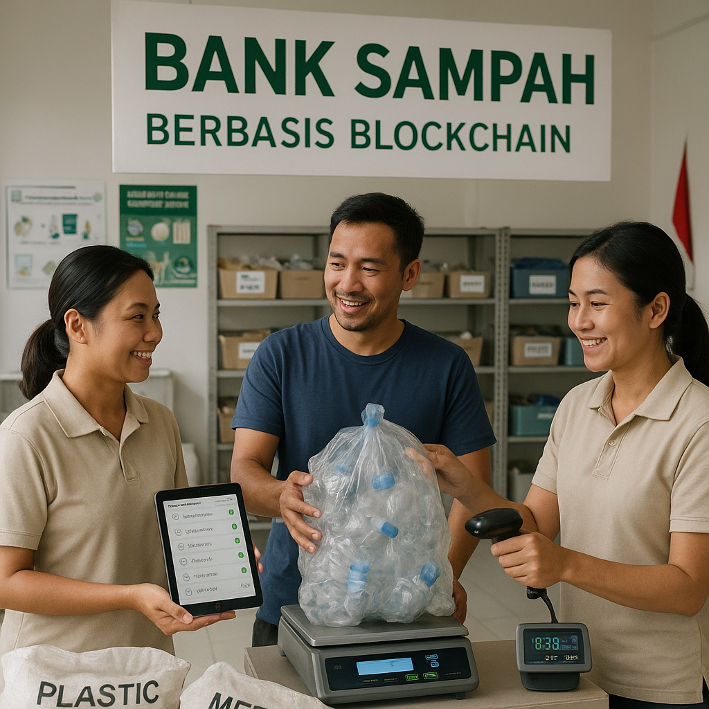 Bank Sampah Berbasis Blockchain Tingkatkan Efisiensi dan Transparansi Daur Ulang Nasional