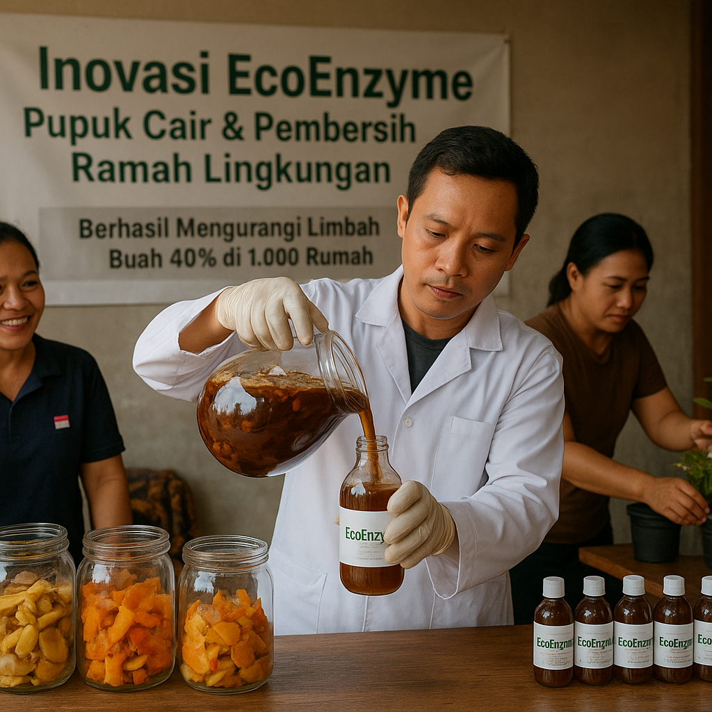 Inovasi 'EcoEnzyme' dari Limbah Buah untuk Pupuk Cair dan Pembersih Ramah Lingkungan