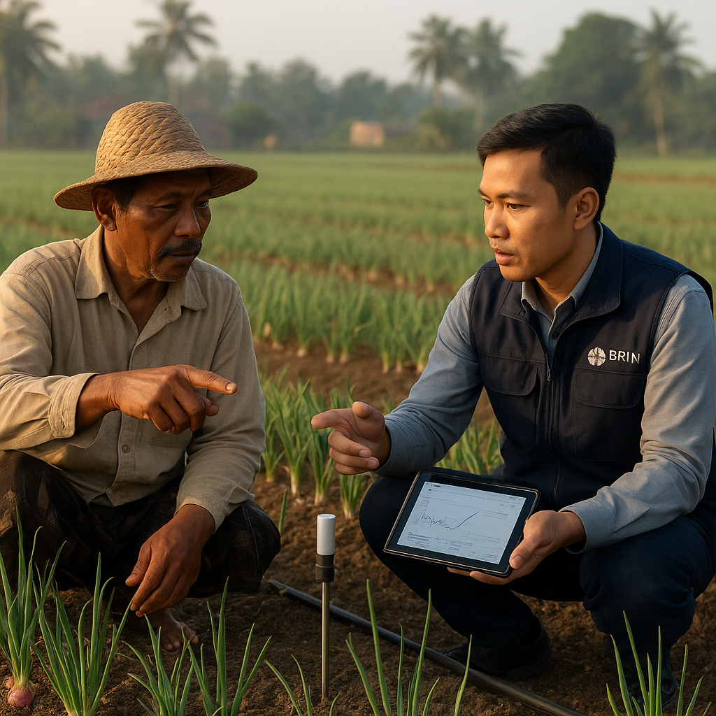Irigasi Pintar Berbasis IoT Hemat 50% Air dan Tingkatkan Produktivitas Bawang Merah di Brebes