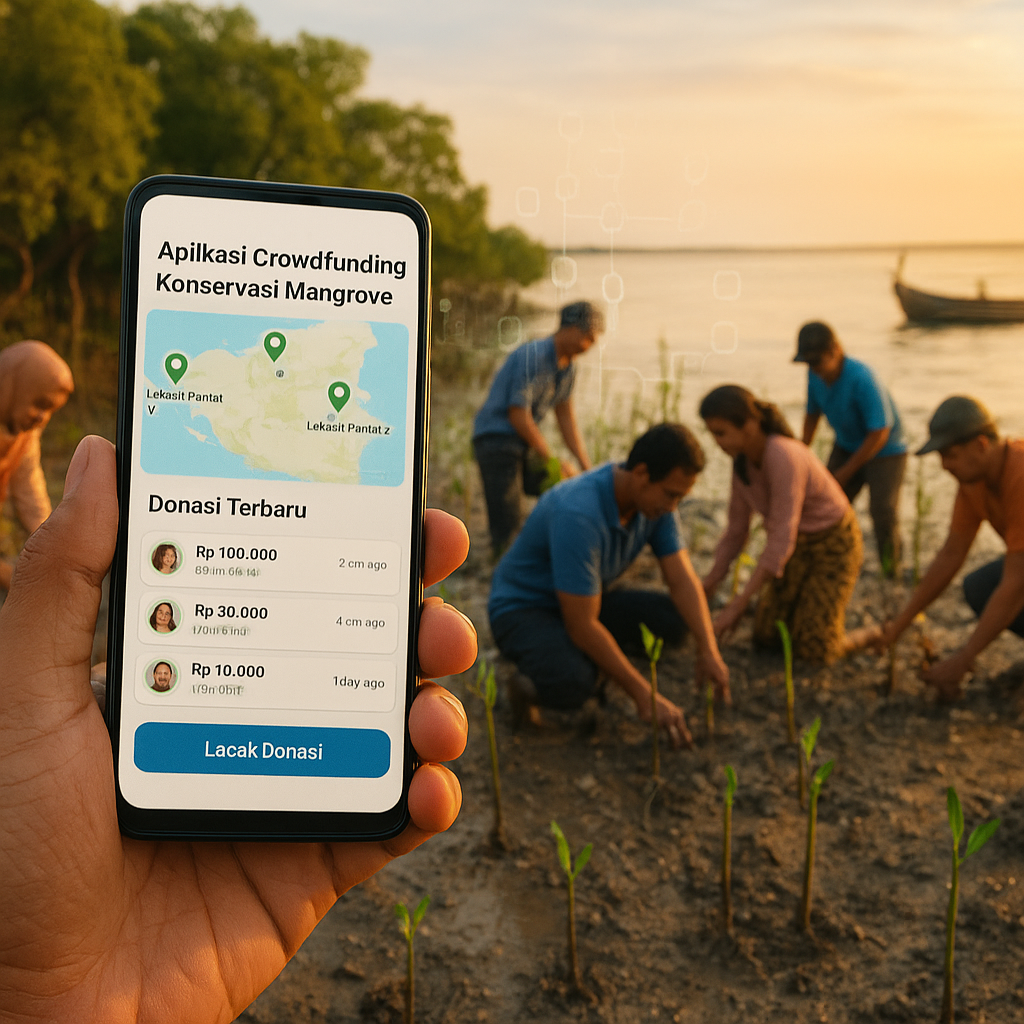 Aplikasi Crowdfunding untuk Konservasi Hutan Mangrove Berbasis Blockchain
