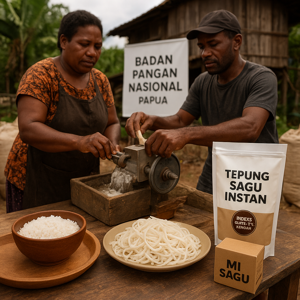 Sagu sebagai Alternatif Beras: Ketahanan Pangan Berbasis Lokal di Papua