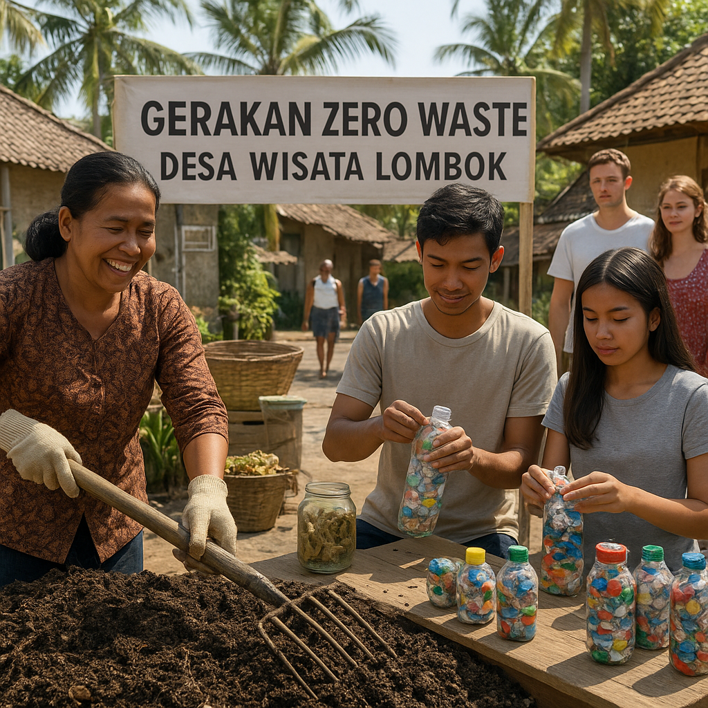 Gerakan Zero Waste di Desa Wisata Lombok: Komposting dan Ecobrick sebagai Solusi Sampah