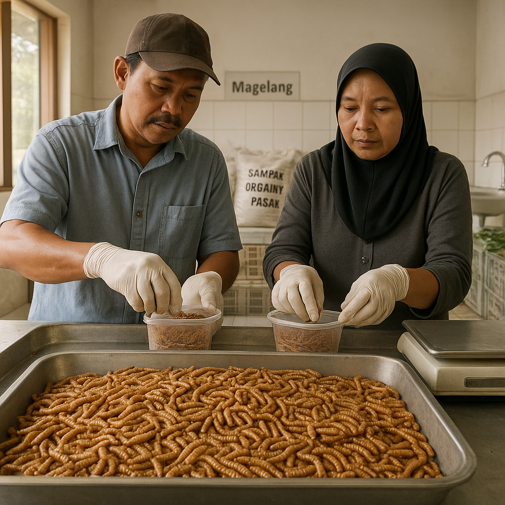 Budidaya Ulat Hongkong sebagai Sumber Protein Alternatif untuk Pangan Ternak