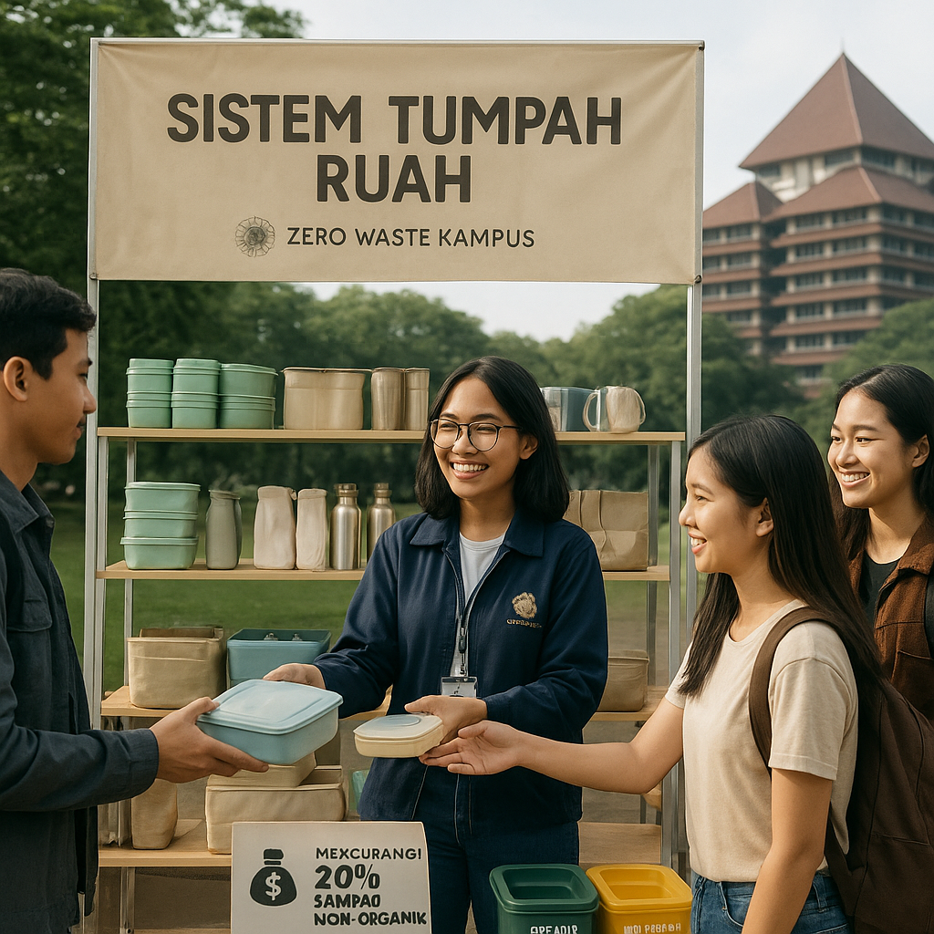 Kampanye Zero Waste Kampus Melalui Sistem Tumpah Ruah di Universitas Gadjah Mada
