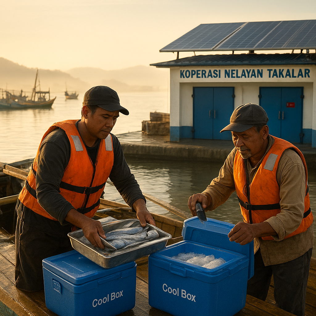 Koperasi Nelayan di Sulawesi Selatan Terapkan Teknologi 'Cold Chain' Tenaga Surya untuk Kurangi Susut Hasil Tangkapan