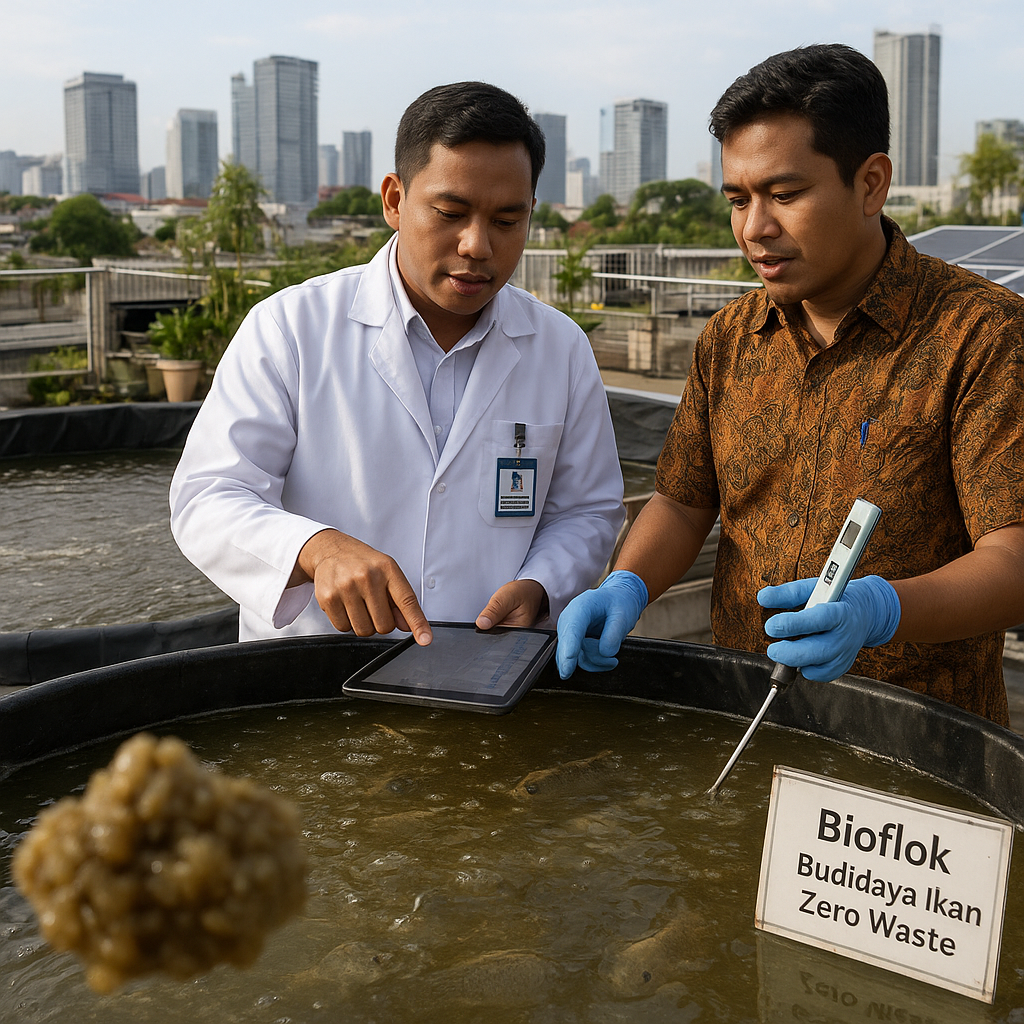 Teknologi Bioflok untuk Budidaya Ikan Zero Waste di Perkotaan