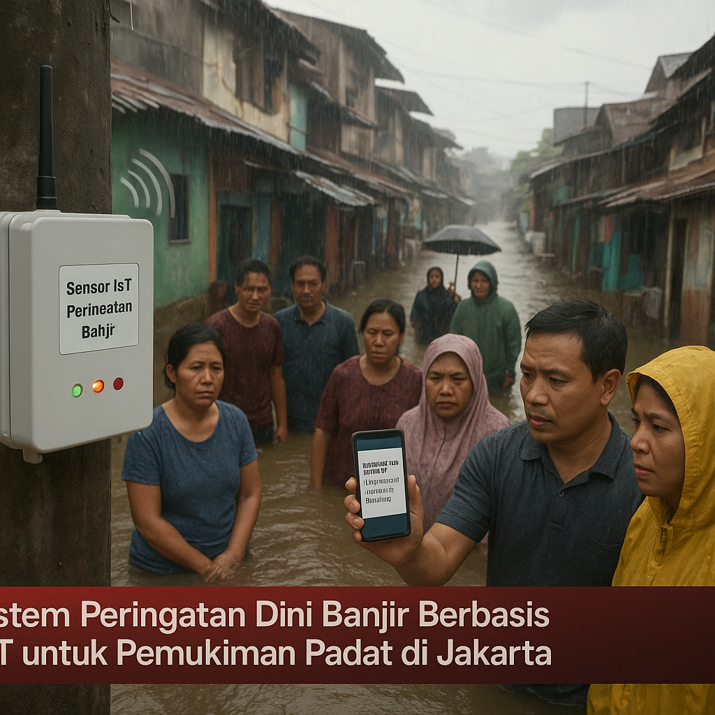 Sistem Peringatan Dini Banjir Berbasis IoT untuk Pemukiman Padat di Jakarta