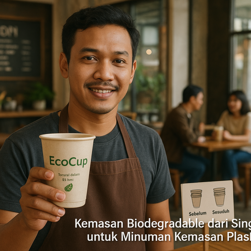 Kemasan Biodegradable dari Singkong untuk Minuman Kemasan Plastik