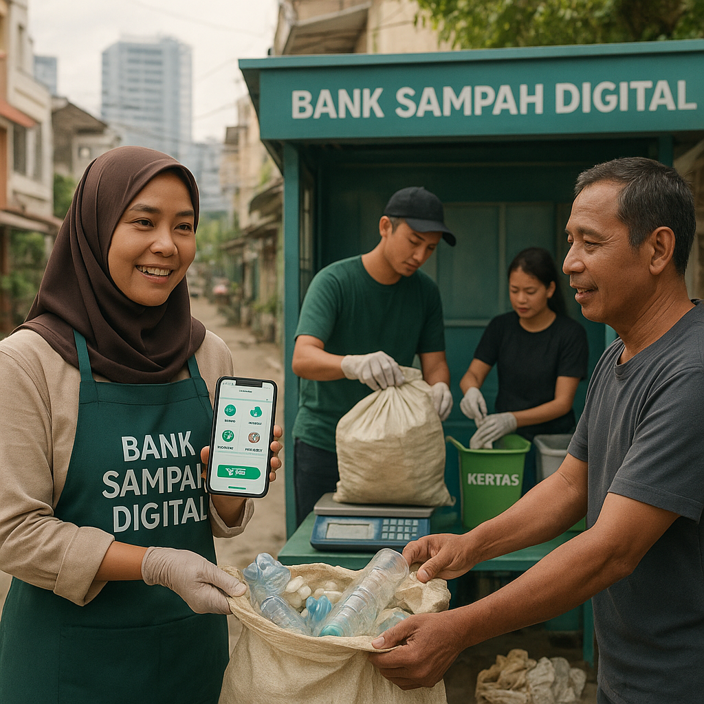 Inisiatif Bank Sampah Digital Tingkatkan Daur Ulang dan Nilai Ekonomi Limbah di Perkotaan