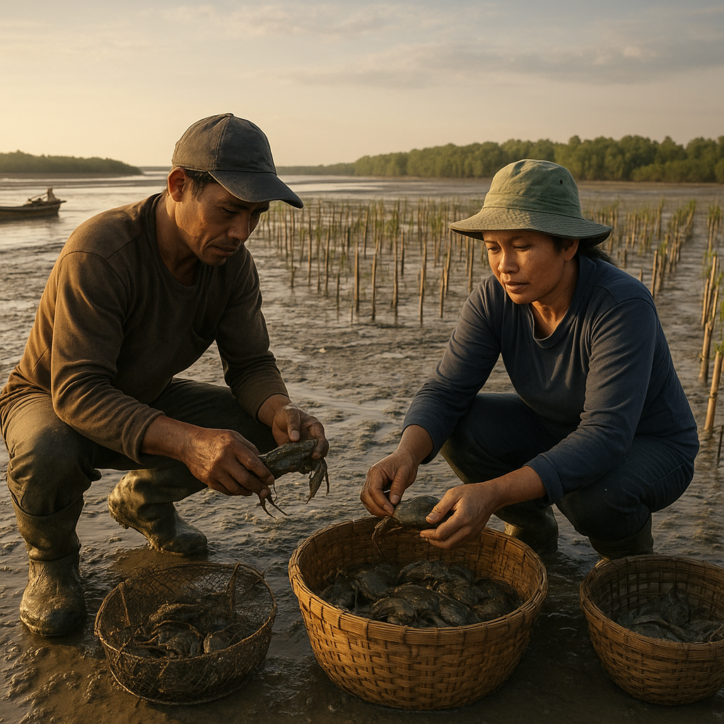 Restorasi Mangrove Delta Mahakam dengan Teknik Silvofishery Serap Karbon dan Tingkatkan Hasil Tangkapan Nelayan