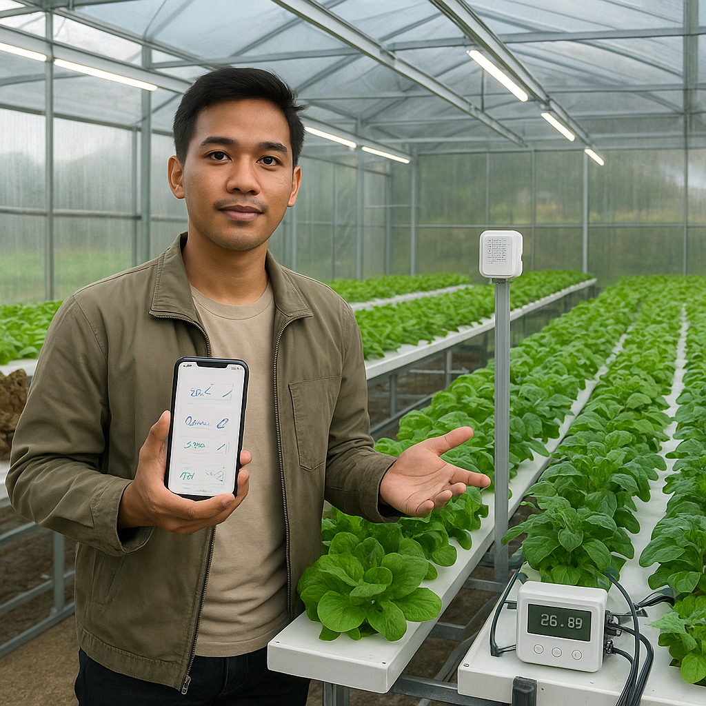 Petani Milenial di Jember Kembangkan Smart Greenhouse dengan IoT untuk Budidaya Sayuran Premium