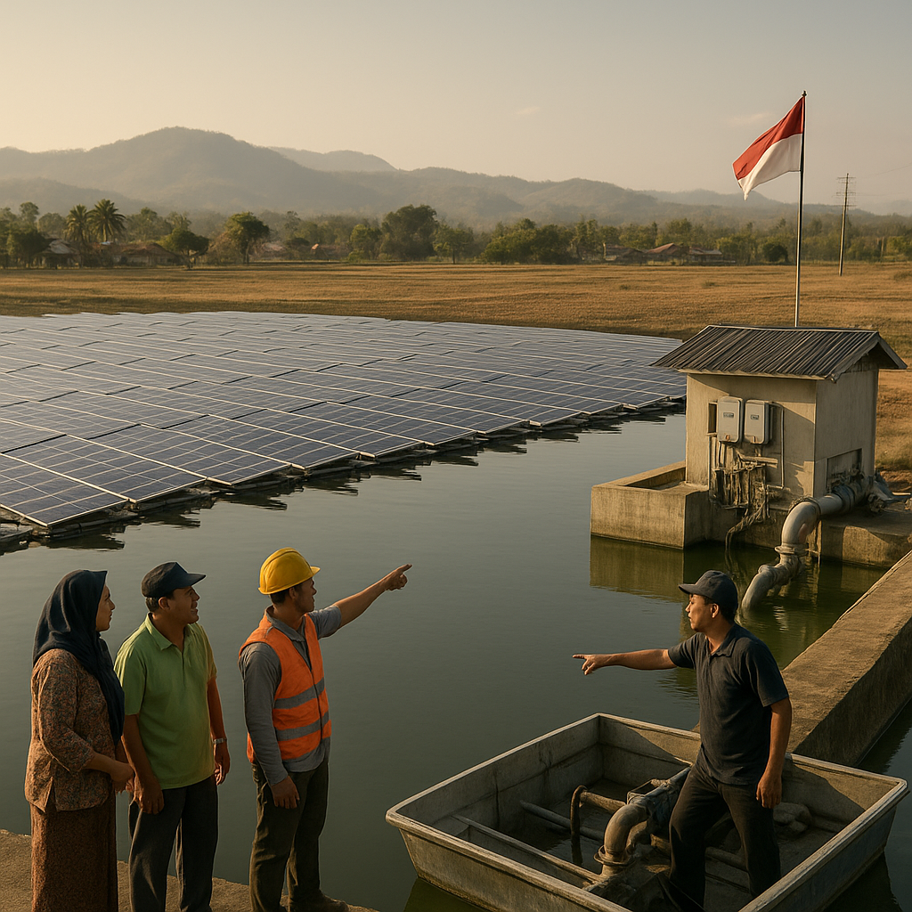 Waduk di NTT Dikombinasikan dengan PLTS Apung untuk Atasi Kekeringan dan Krisis Energi