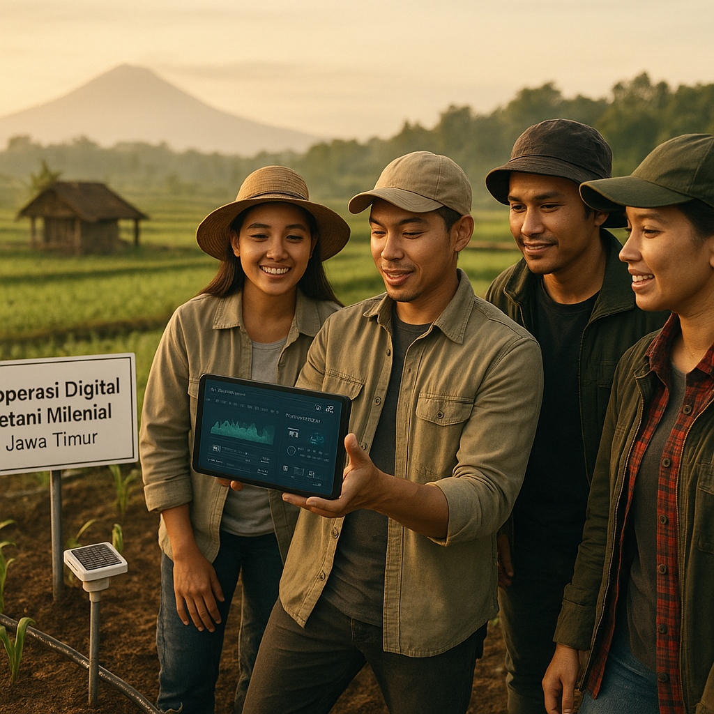 Koperasi Digital Petani Milenial: Platform Irigasi Pintar Berbasis AI di Jawa Timur