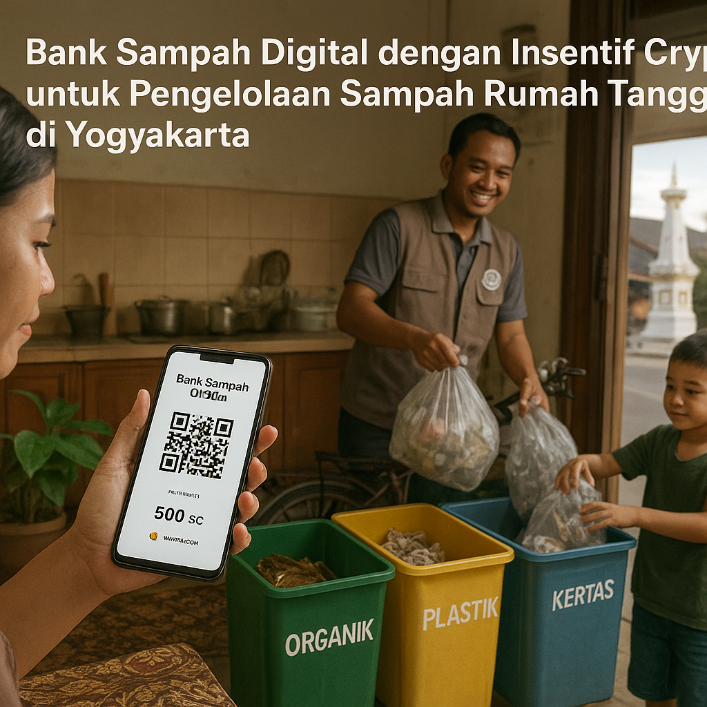 Bank Sampah Digital dengan Insentif Crypto untuk Pengelolaan Sampah Rumah Tangga di Yogyakarta