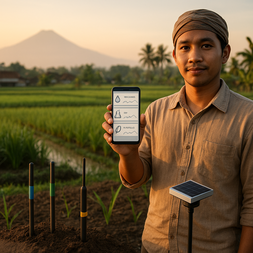 Petani Milenial Gunakan IoT untuk Pantau Kesuburan Tanah Secara Real-Time