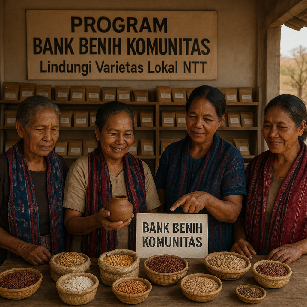 Program 'Bank Benih' Komunitas Lindungi 150 Varietas Pangan Lokal dari Kepunahan di NTT