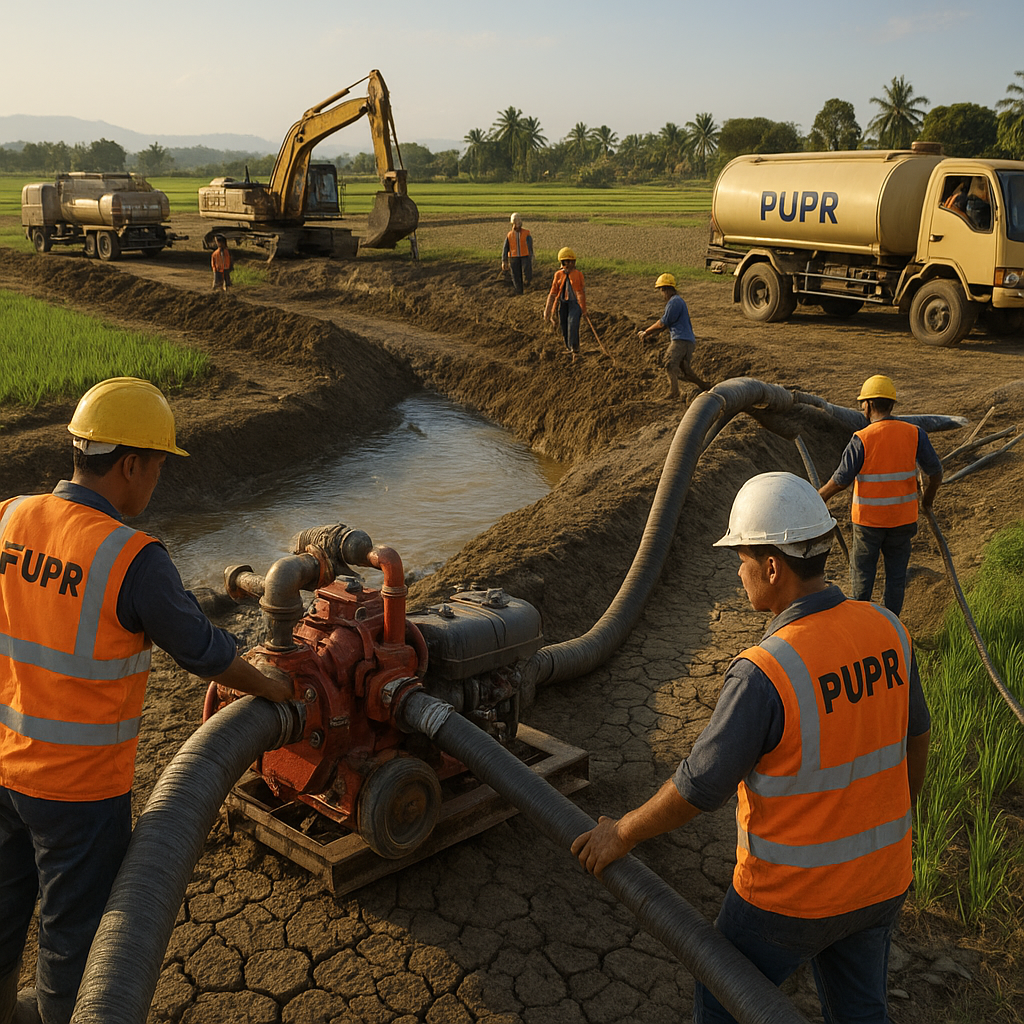 KemenPU Tangani Darurat Kekeringan, Selamatkan 141 Ribu Hektar Sawah & Salurkan 48,9 Juta Liter Air