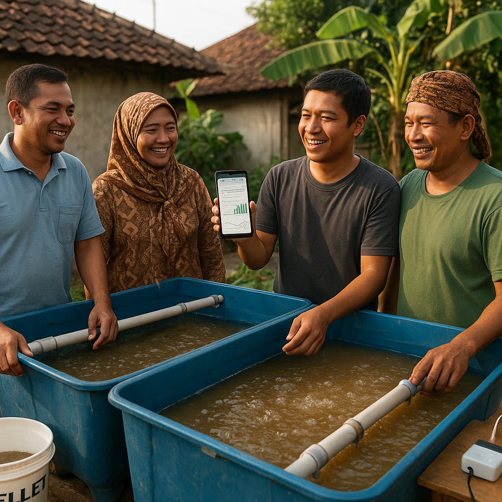 Teknologi Bioflok dan IoT Tingkatkan Produksi Ikan Nila di Lahan Sempit Yogyakarta